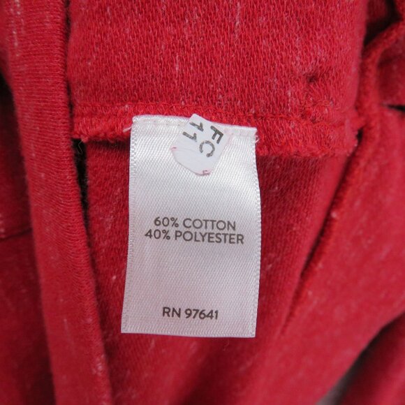 J Jill Sweater Womens Size 3X Heathered Red Cowl Neck Tunic Pockets Long Sleeves - Picture 5 of 9